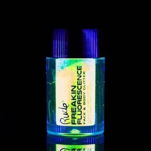 Rude Freakin Fluorescence Face & Body Glitter - Green